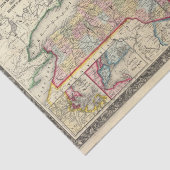 graafschap van de staten van New York Tissuepapier (Detail)