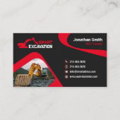 Graafwerk, Landopruiming, Bouw, Sloop Visitekaartje (Voorkant)