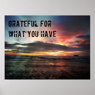 Graag voor wat u hebt poster