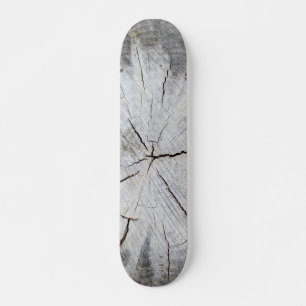 Graan Grauwe pine boom Stump Foto Art 1 Skateboard