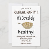 Graan Het is graan-slim gezond graan feestje Kaart (Voorkant)