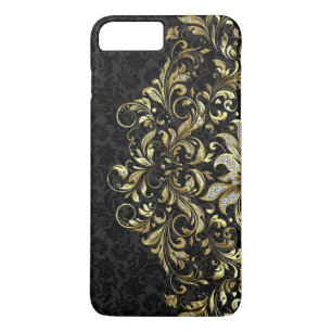  graan in goud en diamant 2 	iPhone 8 plus / 7 plus hoesje