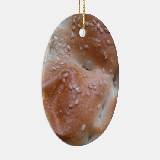 Graanbrood op Houden Shelf, gezonde voeding, Rolls Keramisch Ornament (Rechts)