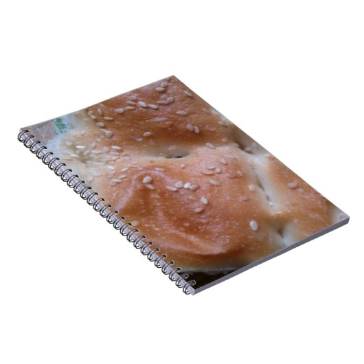 Graanbrood op Houden Shelf, gezonde voeding, Rolls Notitieboek (Rechterzijde)