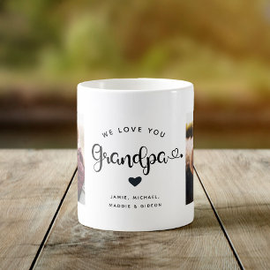 GRAANDPA hoort u thuis op Aangepast twee foto Koffiemok