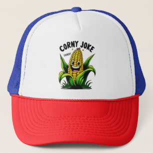 Graanplezier met onze Corny Joke Expert maïs Trucker Pet