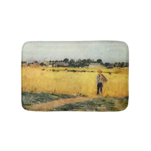 Graanveld (door Berthe Morisot) Badmat (Voorkant)