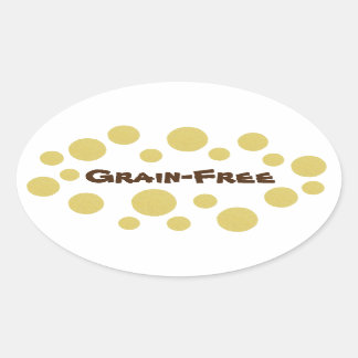 Graanvrije Pride Ovale Sticker