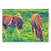 Graaspaarden (Voorkant Horizontaal)