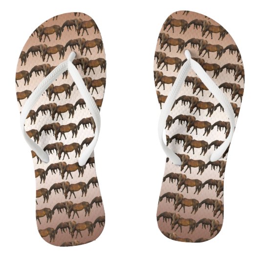 Graaspaarden Dierlijke Teenslippers (Voetbed)