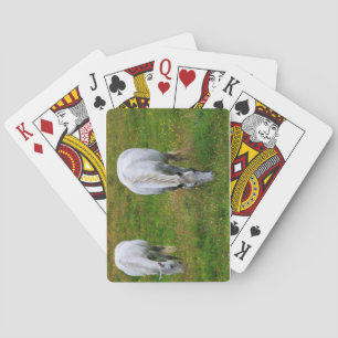 Graaspaarden Pokerkaarten