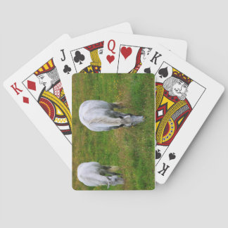 Graaspaarden Pokerkaarten