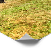 Graaspaarden Poster (Hoek)