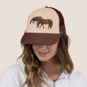 Graaspaarden Trucker Pet (In situ)