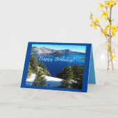 Graatmeer van Happy Birthday Kaart (Gele Bloem)