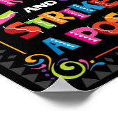 GRAB EEN PROP EN STRIEK EEN POSE Party Sign Print (Hoek)