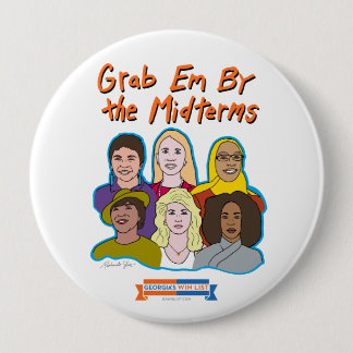 Grab Em door de knoop Midterms Ronde Button 4,0 Cm