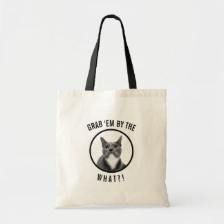 Grab 'Em' door het Pussy Funny Trump Cat Tas