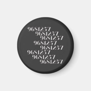 Grabovoi 9681257 Numbers Magneet