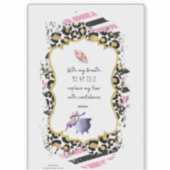 Grabovoi Numbers for Freedom of Fear Sticker (Voorkant)