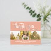 GRÂCE À LA TENDANCE | CARTE DE REMERCIEMENTS maria (Debout devant)