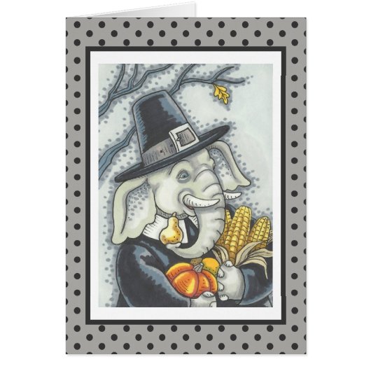 GRÂCE À L'ÉLÉPHANT ÉLÉPHANT, CARTE D'ACCUEIL DE PÈ (Devant)