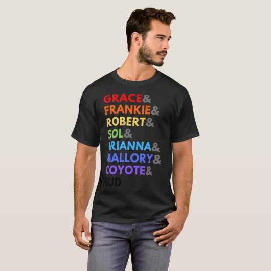 Grace & Frankie Pride T-shirt classique (Devant entier)