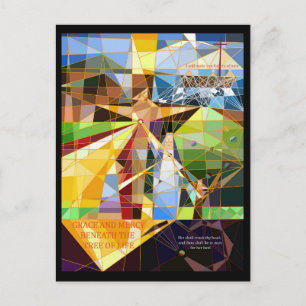 Grace and Mercy Tree of Life Christelijke kunst Briefkaart