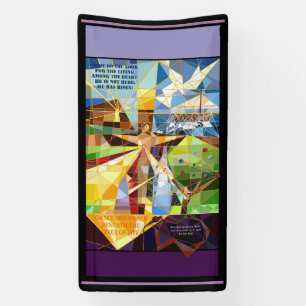 Grace and Mercy Tree of Life Christelijke kunst Spandoek