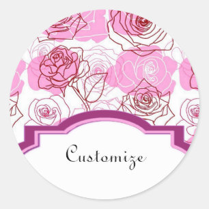 Grace & Appréciation Stickers Roses Roses Rose