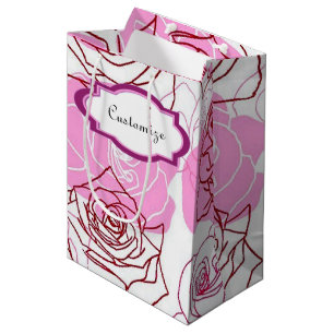 Grace & Apprecied Roses Gift Bag Medium Cadeauzakje