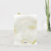 Grace avec amour baptême plié invitation (Dos)