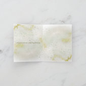 Grace avec amour baptême plié invitation (Intérieur)