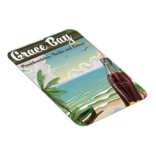 Grace Bay, Providenciales, Turks en Caicos Travel Magneet