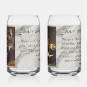 Grace Before & After Meals Prayer Blikvorm Glas (Links)