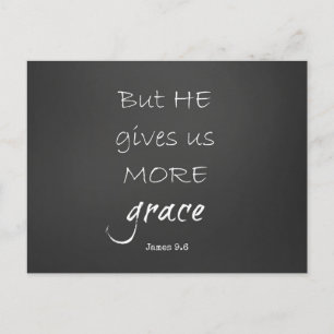 Grace Bible Verse Briefkaart