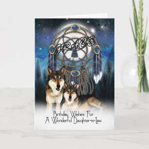 Grace Birthday Wenskaart Daughter-in-Law Kaart