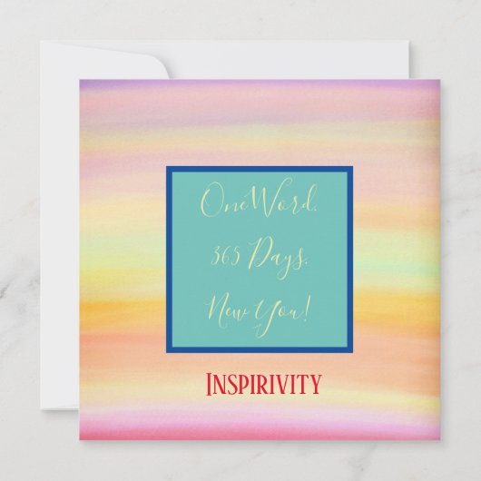 Grace Blauw Whimsical Hearts Bedankkaart (Achterkant)