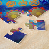 Grace Blue Whimsical Fun Inspirivity Legpuzzel (Zijkant)