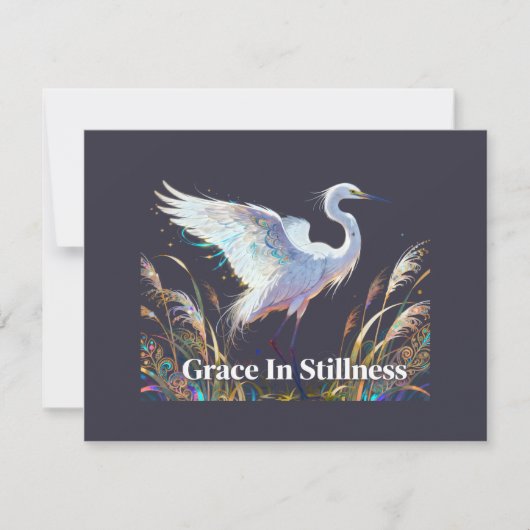 "Grâce Dans La Sérénité" Invitation Fantastique Ai (Devant)