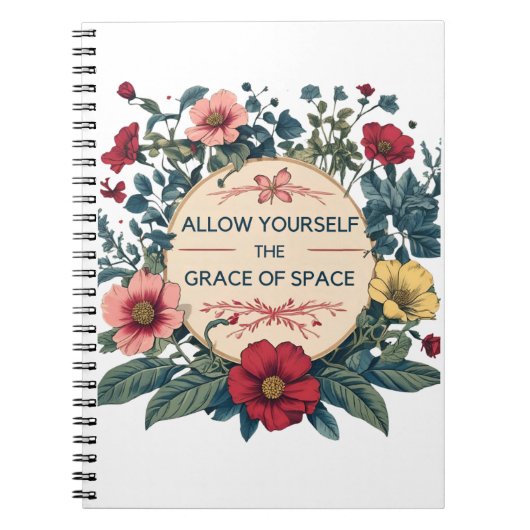 Grace de l'espace Carnet Spiral (Devant)