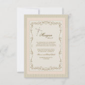 Grace en Flare Religieuze Uitnodiging (Voorkant)