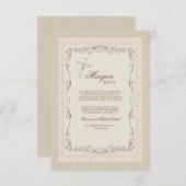 Grace en Flare Religieuze Uitnodiging (Voorkant / Achterkant)