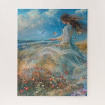 Grace enchantée : Puzzle de femme fantôme