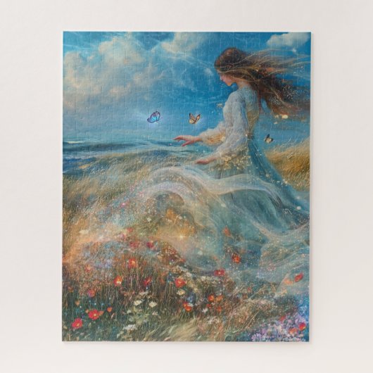 Grace enchantée : Puzzle de femme fantôme (Vertical)