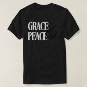 Grace et Paix blanc TShirt (Design devant)