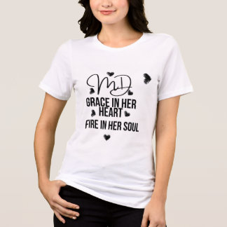 Grace & Fire – Het T-shirt van vrouwen versterken*