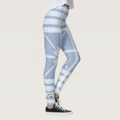 Grace Frost & Sky Nordic PlaidPattern FROSTED BUNS Leggings (Rechts)