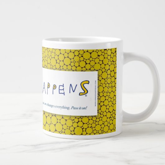 Grace gebeurt 20 oz Mok (Rechts)