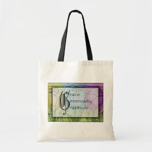 Grace Generosity Gratitude Tote Bag
